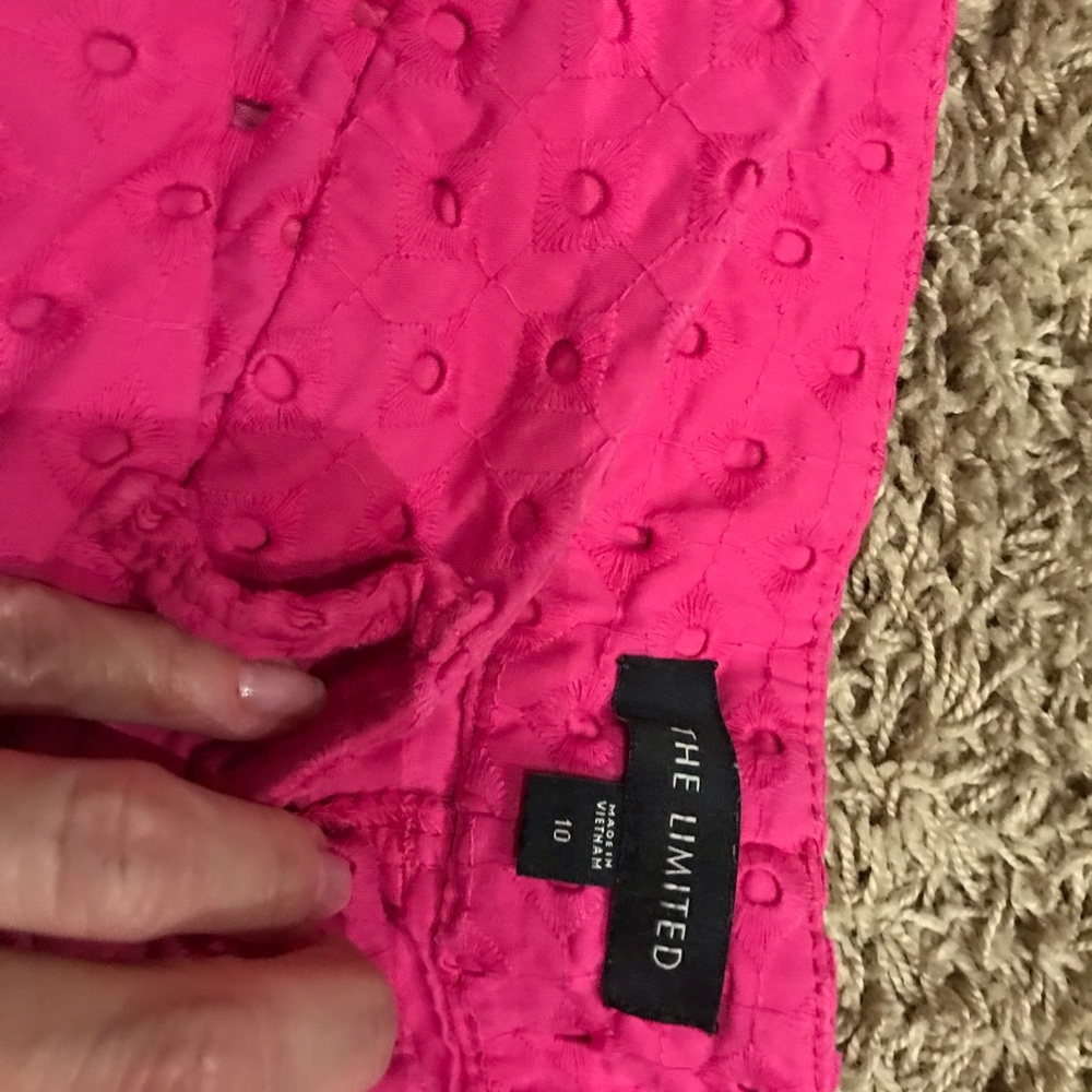 Hot pink shorts